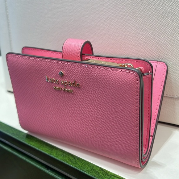 kate spade Handbags - Kate Spade Madison Medium Compact Bifold Wallet
Blossom Pink
NWT